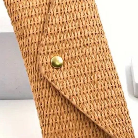 WOVEN Raffia Straw Sunglasses Glasses Sunnies Holder Keychain Unisex BRAND NEW - Picture 6 of 13